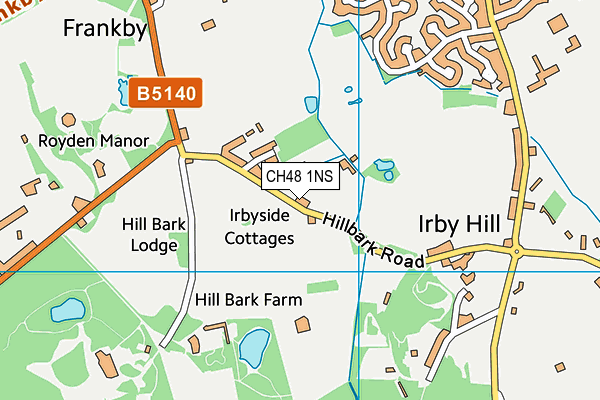 CH48 1NS map - OS VectorMap District (Ordnance Survey)