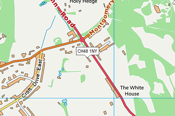 Calday Grange Grammar School (Glasspool Field) map (CH48 1NY) - OS VectorMap District (Ordnance Survey)