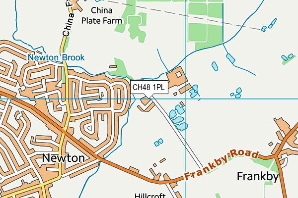 CH48 1PL map - OS VectorMap District (Ordnance Survey)