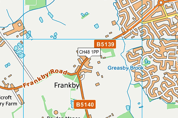 CH48 1PP map - OS VectorMap District (Ordnance Survey)