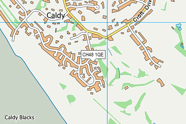 CH48 1QE map - OS VectorMap District (Ordnance Survey)