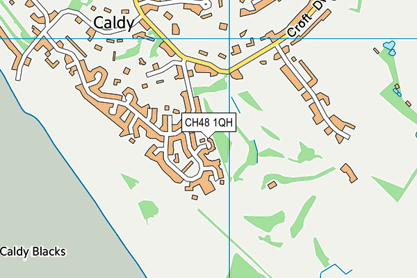 CH48 1QH map - OS VectorMap District (Ordnance Survey)