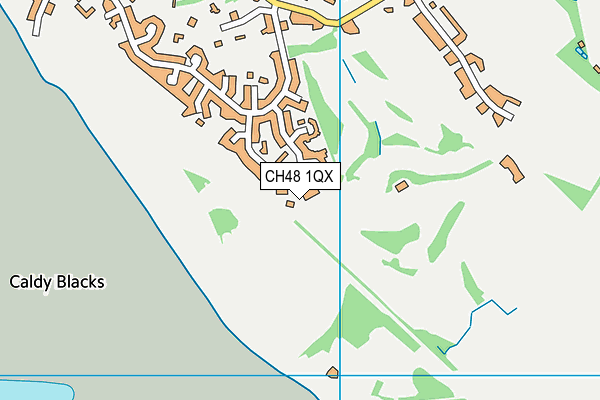 CH48 1QX map - OS VectorMap District (Ordnance Survey)
