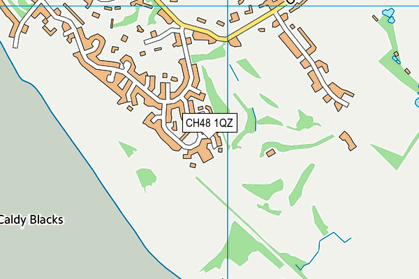 CH48 1QZ map - OS VectorMap District (Ordnance Survey)