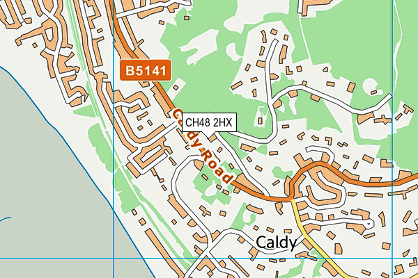 CH48 2HX map - OS VectorMap District (Ordnance Survey)