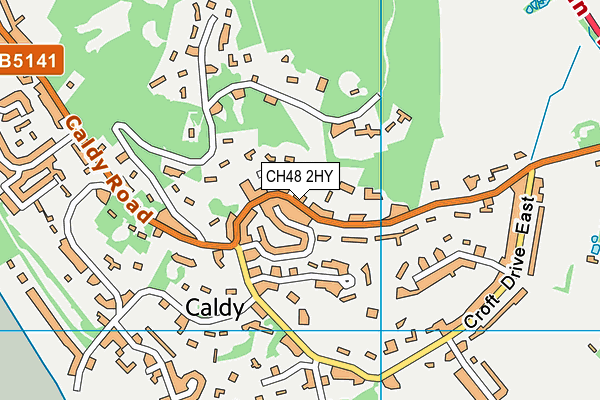 CH48 2HY map - OS VectorMap District (Ordnance Survey)