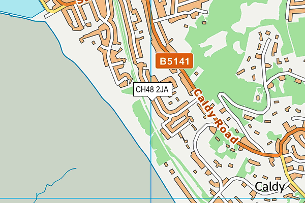 CH48 2JA map - OS VectorMap District (Ordnance Survey)