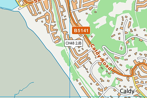 CH48 2JB map - OS VectorMap District (Ordnance Survey)