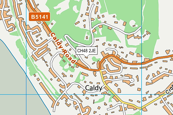 CH48 2JE map - OS VectorMap District (Ordnance Survey)