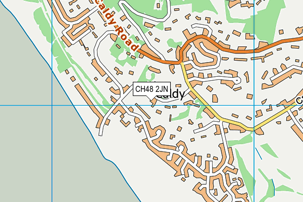 CH48 2JN map - OS VectorMap District (Ordnance Survey)