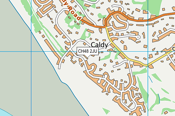 CH48 2JU map - OS VectorMap District (Ordnance Survey)