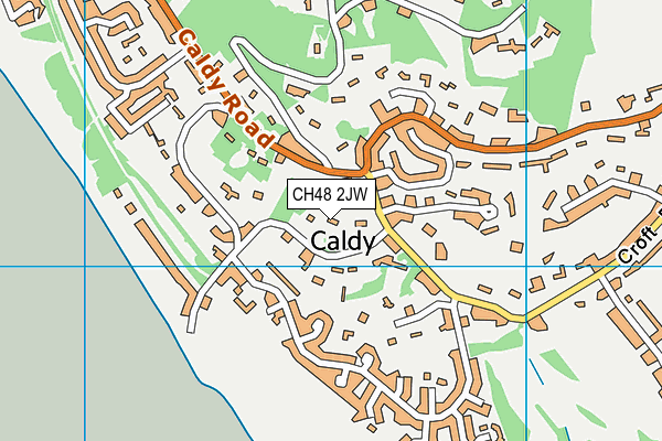 CH48 2JW map - OS VectorMap District (Ordnance Survey)