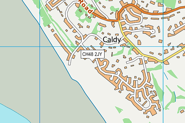 CH48 2JY map - OS VectorMap District (Ordnance Survey)