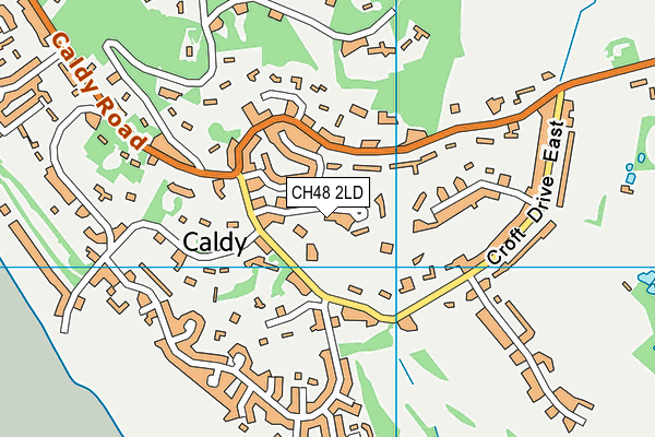 CH48 2LD map - OS VectorMap District (Ordnance Survey)