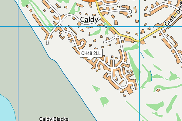CH48 2LL map - OS VectorMap District (Ordnance Survey)