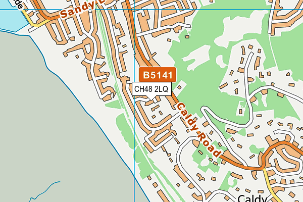 CH48 2LQ map - OS VectorMap District (Ordnance Survey)