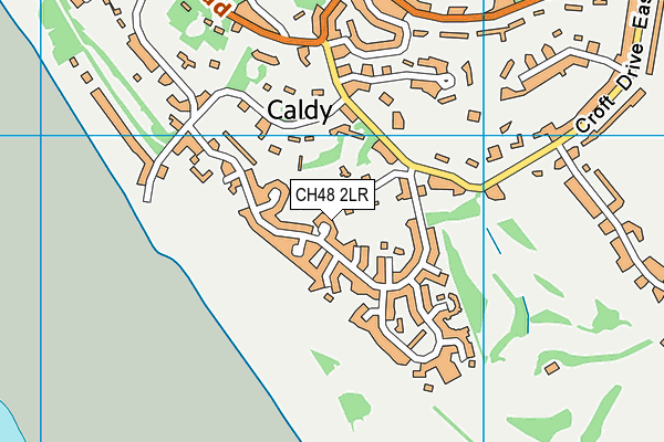 CH48 2LR map - OS VectorMap District (Ordnance Survey)