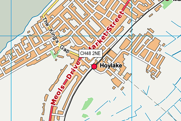 CH48 2NE map - OS VectorMap District (Ordnance Survey)