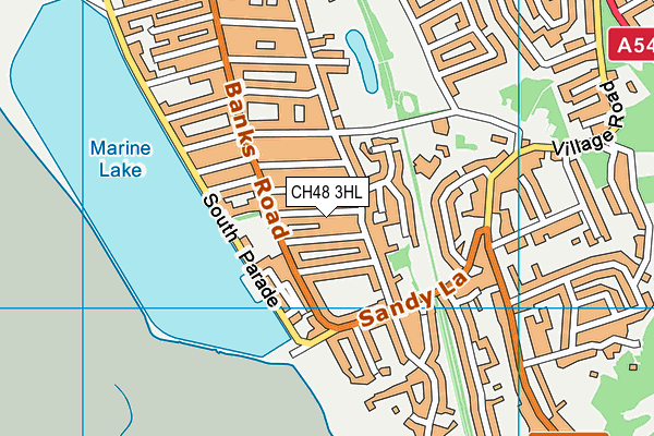 CH48 3HL map - OS VectorMap District (Ordnance Survey)
