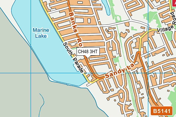 CH48 3HT map - OS VectorMap District (Ordnance Survey)