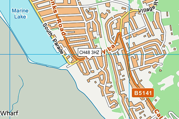 Map of WEST KIRBY PROPERTY MANAGEMENT LIMITED at district scale