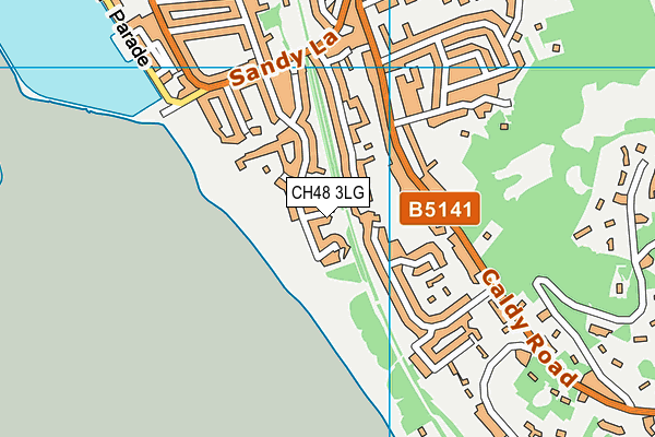 CH48 3LG map - OS VectorMap District (Ordnance Survey)