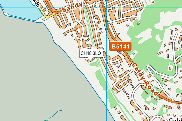 CH48 3LQ map - OS VectorMap District (Ordnance Survey)