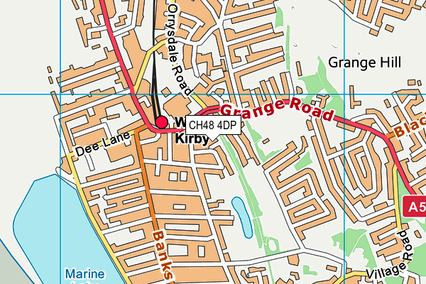 CH48 4DP map - OS VectorMap District (Ordnance Survey)