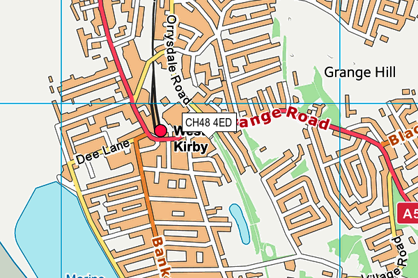 CH48 4ED map - OS VectorMap District (Ordnance Survey)