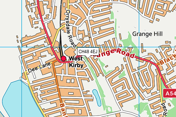 CH48 4EJ map - OS VectorMap District (Ordnance Survey)