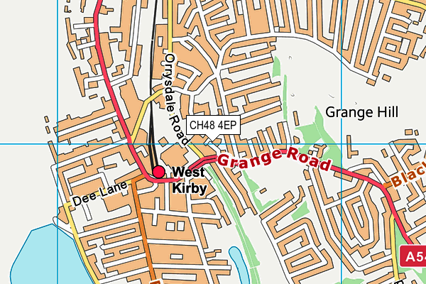 CH48 4EP map - OS VectorMap District (Ordnance Survey)