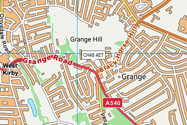 CH48 4ET map - OS VectorMap District (Ordnance Survey)