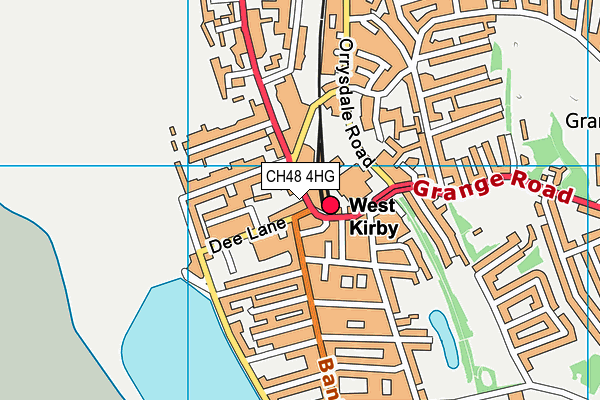 CH48 4HG map - OS VectorMap District (Ordnance Survey)