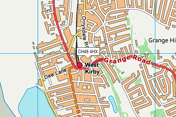 West Kirby Concourse Leisure Centre map (CH48 4HX) - OS VectorMap District (Ordnance Survey)