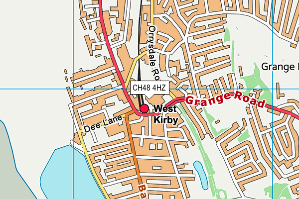 CH48 4HZ map - OS VectorMap District (Ordnance Survey)