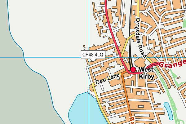 CH48 4LQ map - OS VectorMap District (Ordnance Survey)