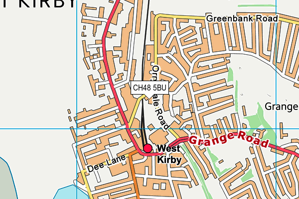 CH48 5BU map - OS VectorMap District (Ordnance Survey)