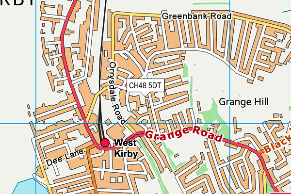 CH48 5DT map - OS VectorMap District (Ordnance Survey)