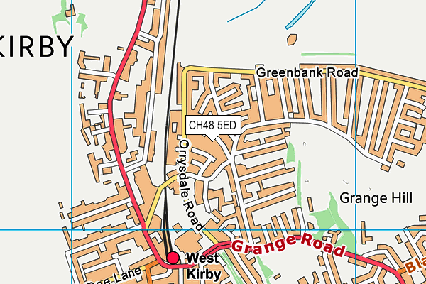 CH48 5ED map - OS VectorMap District (Ordnance Survey)