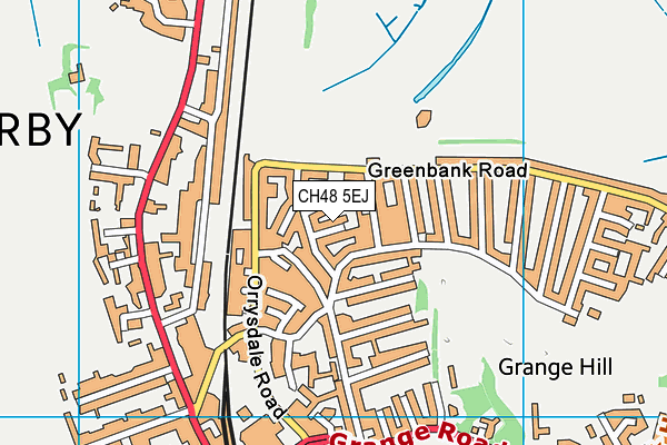 CH48 5EJ map - OS VectorMap District (Ordnance Survey)