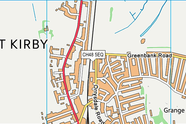 West Kirby Primary School map (CH48 5EQ) - OS VectorMap District (Ordnance Survey)