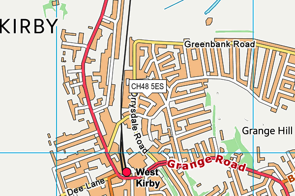 CH48 5ES map - OS VectorMap District (Ordnance Survey)