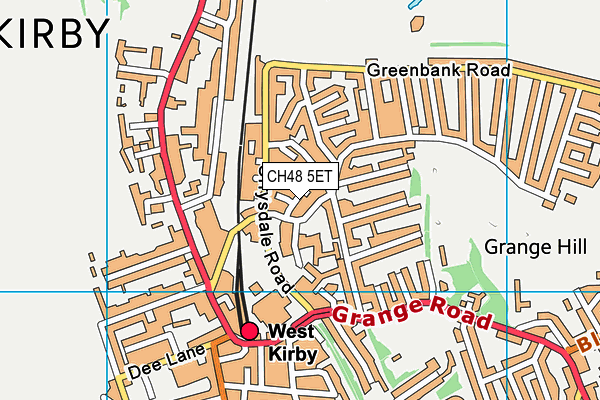 CH48 5ET map - OS VectorMap District (Ordnance Survey)