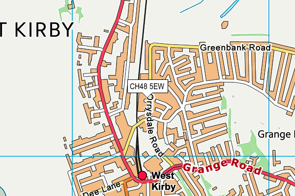 CH48 5EW map - OS VectorMap District (Ordnance Survey)