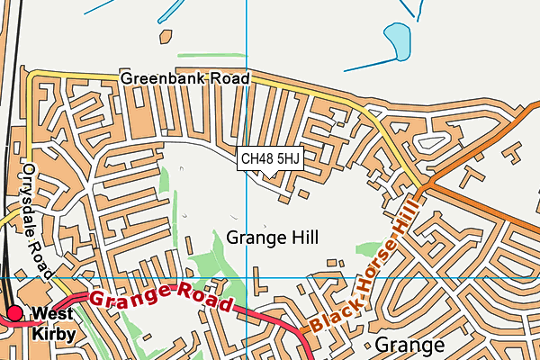 CH48 5HJ map - OS VectorMap District (Ordnance Survey)