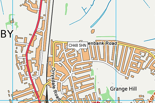 CH48 5HN map - OS VectorMap District (Ordnance Survey)