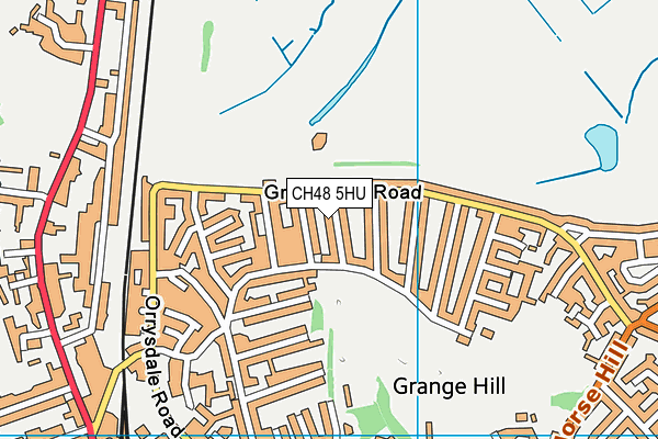 CH48 5HU map - OS VectorMap District (Ordnance Survey)