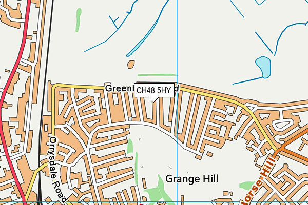 CH48 5HY map - OS VectorMap District (Ordnance Survey)