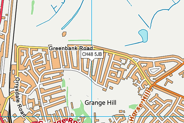 CH48 5JB map - OS VectorMap District (Ordnance Survey)