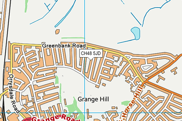 CH48 5JD map - OS VectorMap District (Ordnance Survey)